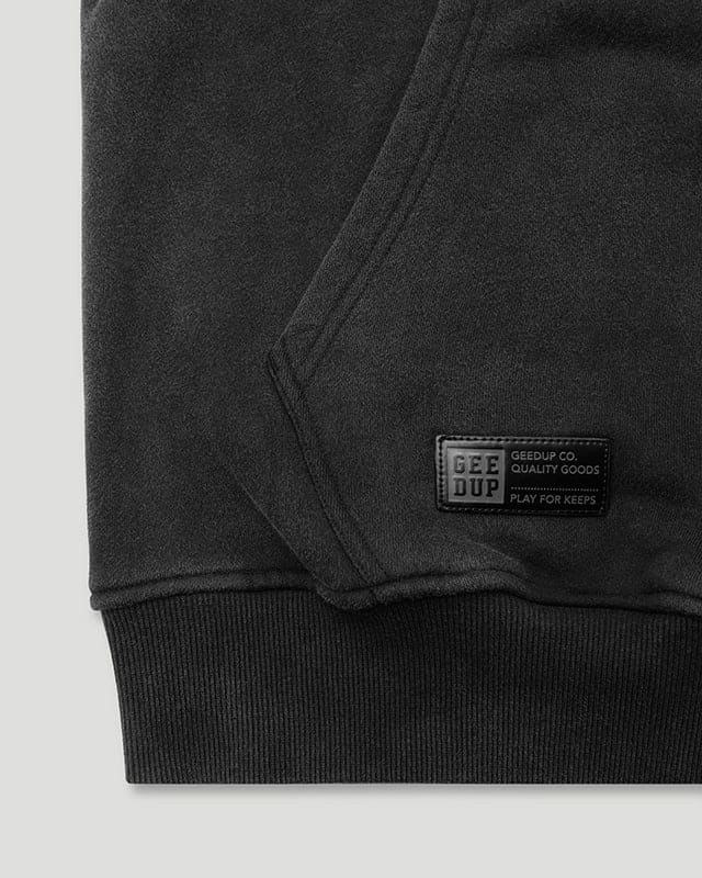 PFK Hoodie Vintage Washed Black