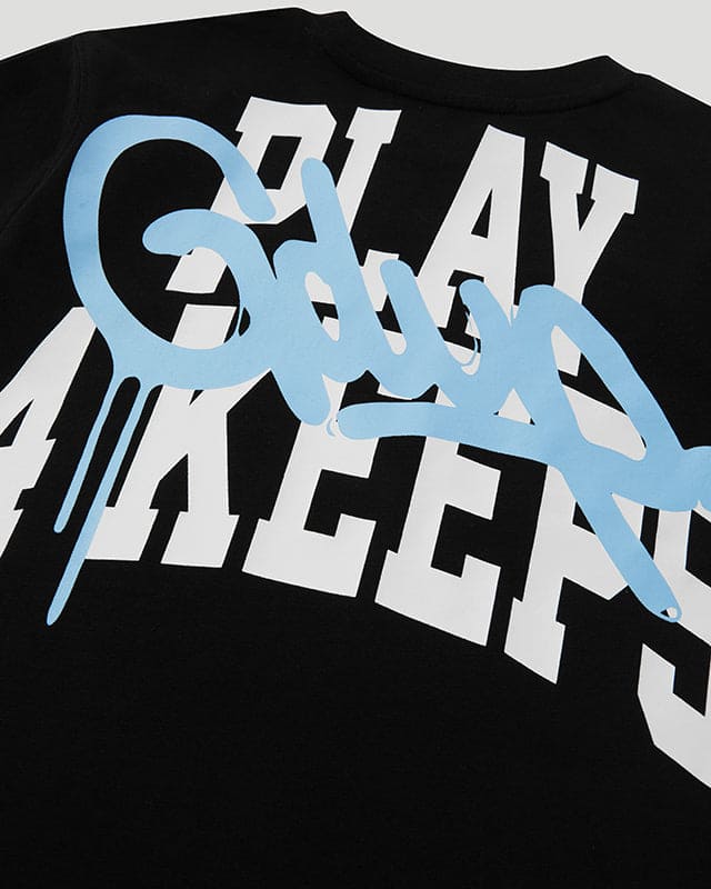 KIDS Play For Keeps T-Shirt Black/Blue