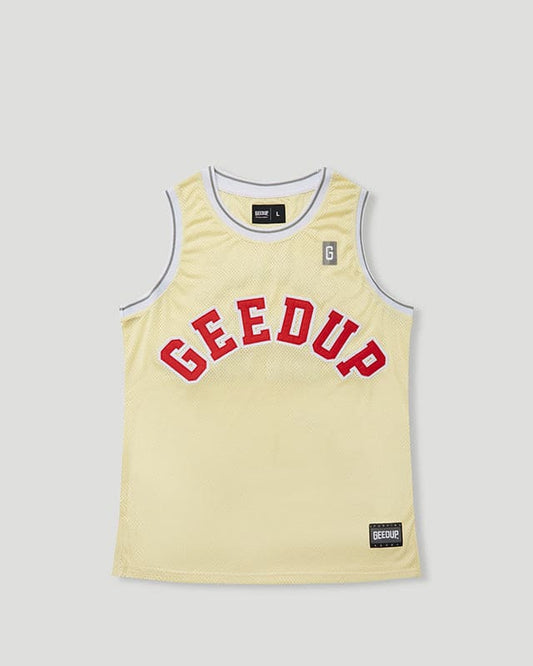 College Logo B-Ball Jersey Cream