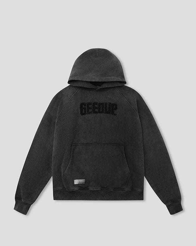 PFK Hoodie Vintage Washed Black