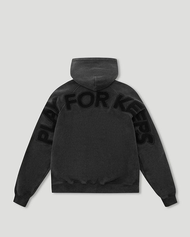 PFK Hoodie Vintage Washed Black